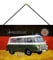 Blechschild mit Kordel 30 x 20 cm DDR Volks Poilzei: Barakas IFA B 1000 - Blechemma