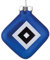 Hamburger SV Weihnachtsrauten 4er Set - Hängeornamente aus Kunststoff - Weihnachtsdekoration