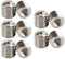 10 Inserti Filettati Autofilettanti, Inserti Filettati Da 8 mm M4 X 0,7 Femmina M8 X 1,25 Maschio Adatti Per La Produzione Industriale