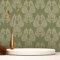 WTD 3790 Baroque Samuel M1-No.3790 Papier peint non tissé Vert classique