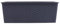 LiveMoor - Jardinière rectangulaire en rotin – 30 cm (gris)