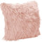 Il Gruppone Passione Casa Federa Cuscino Decorativo A Pelo Lungo Pelliccia Morbida Sintetica 45 x 45 Cm con Zip Fodera Peluche Super Morbido Peloso per Divano CopriCuscino - Rosa