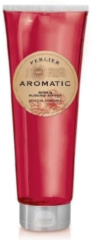 Perlier Doccia Schiuma Aromatic Rosa Rossa di Damasco e Muschio Bianco, 250 ml
