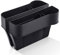 Aoreun Autositz Aufbewahrungsbox, 2 Stück Universal Autositzspalten-Aufbewahrungsbox, PU-Leder Autositzlücken-Organizer, Autositz Gap Aufbewahrungsbox Karte Handyhalter Tasche - Schwarz
