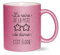DECOHO - Tasse pailletée personnalisée · Modèle Piste de danse | Rose - Rose