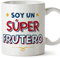 MUGFFINS Tazas para FRUTERO hombre - En Español - Soy Súper - 11 oz / 330 ml - Regalo original y divertido