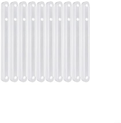 Zoegneer 10 guías de cajón de plástico para cajones o armarios extraíbles, rieles de repuesto para cocina, dormitorio (, 235 mm)