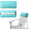 Rasugarlary Kopfkissen für Chaiselongue, 2 Stück, für den Außenbereich, Loungesessel, Kissen mit verstellbarem Gurt, Kopfstützenkissen für Terrasse, Hinterhof, Strand, Pool, Garten, Liegestuhl