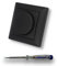BUSCH JÄGER 6523U-102 LED-Drehdimmer LED-Dimmer mit Dimmerscheibe BBblack und Rahmen in Schwarz MATT - inkl. EBROM Phasenprüfer zur Montage des Dimmers 6523U102