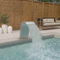 JUDYY Pool-Wasserfall, Brunnen Garten Wasserfall, Schwalldusche Pool, Poolwasserfall, Pool Zubehör Wasserfall, Wasserfall- & Bachlaufsets, 50x30x60 cm Edelstahl 304