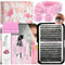 QUKLOGEN DIY Wimpern Extensions Kit 340Pcs 9-18mm 30+40D Curl Individuelle Wimpern Wimpernkleber und Sealer,Kleber Entferner,Pinzette,Shampoo Bürste Handgelenk Waschbänder Wimpernbürste Applikator
