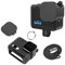 FDHYFGDY Custodia Protettiva in Silicone per GoPro Hero 2024 - Copriobiettivo e Cordino Inclusi - Accessori per GoPro Hero - Nero