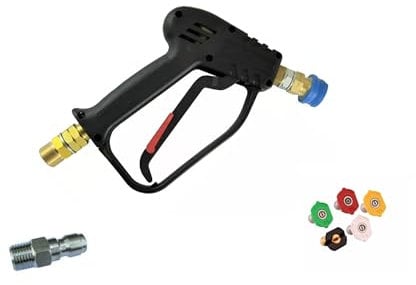 PressureWasherPartsUK HP280 Trigger Compatible to Fit Kranzle Inlet & 11.6mm Q/R & 5 Nozzles