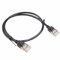 Elfcam® - 5m Slim Cat 8 Câble Ethernet, Câble Réseau LAN WAN, Cat 8 SFTP 32AWG, 2000Mhz 40Gbps avec Connecteurs RJ45 Haute Qualité, Rond Noir (5M)