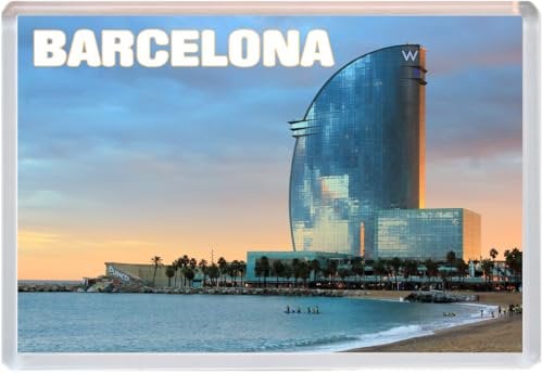 Barcelona - Spain - Jumbo Fridge Magnet 96 x 67mm BBSFHM1481