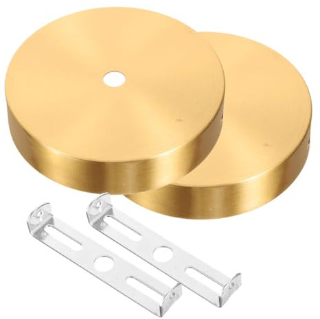 Angoily 2stücke Messing Deckenbaldachin Für Pendelleuchte Vintage Lampenhalter Für Wandlampen Moderne Deckenlampe Basisplatte