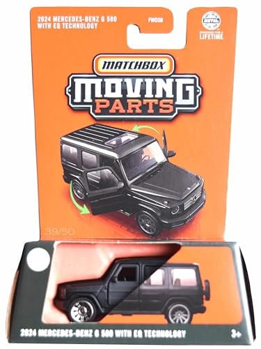 Matchbox 2024 Mercedes Benz G 580 avec technologie EQ, pièces mobiles [noir]