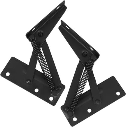 DOITOOL Federscharnier Für Hochklappbare Schranktüren Torscharniere Zum Hochklappen Für Holzkisten Türfederscharniere Gefederte Scharniere Deckelstützscharnier Klappsofa-scharnier