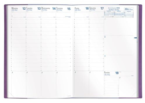 Quo Vadis 2026 Nachfüllpackung für Prenote – Wochenplaner – 13 Monate, Dez. bis Dez. – 21,6 x 29,8 cm – Produktivitätsterminplaner