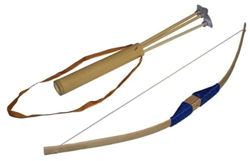 Juguetutto - Arco Grande - Flechas Punta Ventosa - Azul - Juguete de Madera