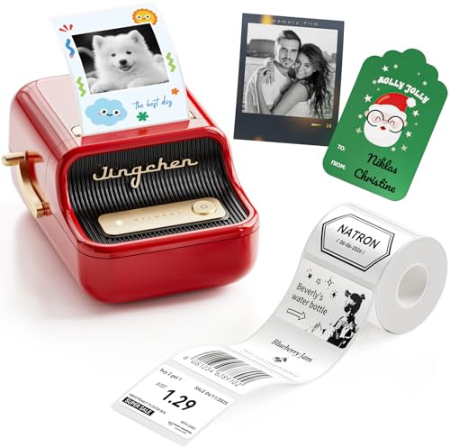 NIIMBOT B21Pro Etikettendrucker mit Größeres Etiketten, 300 DPI HD Etikettiergerät, Fotodrucker für Fotos, Notizen, Studiengrafiken, für Zuhause, Büro oder DIY-Projekte