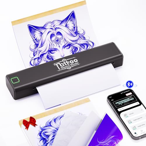 vretti Thermocopieur Tatouage, Bluetooth Imprimante Stencil Tatouage
