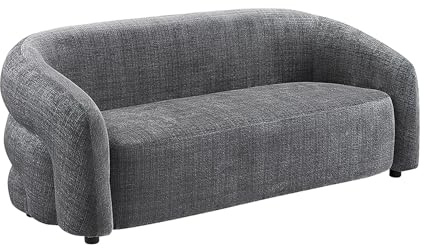 Riess Ambiente Design Sofa Vogue - 200cm - grau - 3-Sitzer Couchaus Chenille