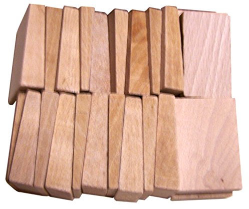 Montagekeile Holzkeile aus Hartholz / 20 Stück