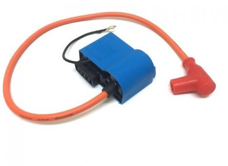 Racing CDI Zündspule Zündeinheit 12V 4-polig passend für Vespa PK PX Cosa, LML Star 125 150 – Zündungseinheit mit integrierter CDI, Zündspule & Kerzenstecker