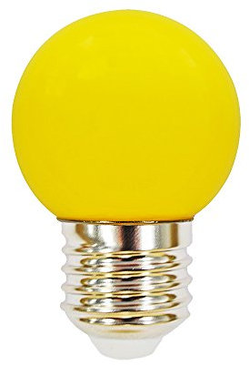 NCC-Licht LED Leuchtmittel Tropfen Kugel 2W E27 360° GELB auch Außenbereich