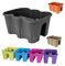 Riyashop Balkon Blumenkasten Balkon Balkonkasten Geländerkasten Blumentopf Geländer Balkontopf (Caramel)