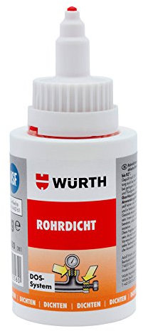 WURTH 0893577050 Mastic d'étanchéité pour tuyaux de résistance moyenne 50 g.