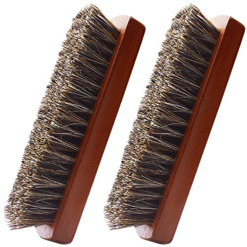 Brosses à Chaussures Ensemble de Brosse Crinière de Cheval Brosse Chaussure Nettoyage Multifonctionnel Brosse de Cirage pour Chaussure Maison Siège de Voiture et Meubles