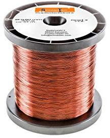 Kupferlackdraht W210 Ø 0,80 mm 200 g, ca. 43m - CU Lackdraht Grad 2 CUL Kupferdraht Gewicht 200 Gramm Durchmesser 0,80 Millimeter Wickeldraht Kupfer Draht nach IEC 60317-13