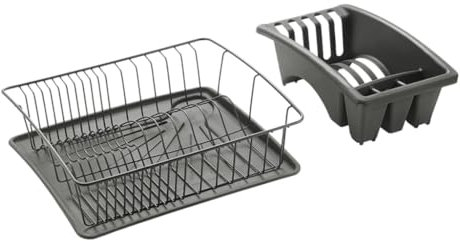Metaltex Dish Drainer 35x30x12 cm Black