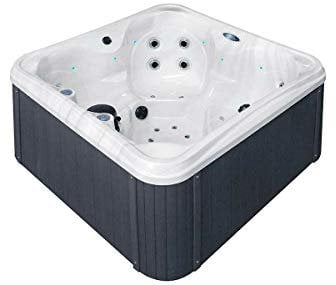 4 Per Outdoor Whirlpool Indoor Aussenwhirlpool Spa Hot Tub Pool+Abdeckung+Treppe+Water Care Box - Believe -