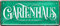 WOGEKA ART Retro Blechschild - Gartenhaus Garten-Laube - witziger Spruch als Geschenk-Idee zum Geburtstag Weihnachten zur Dekoration 28x12 cm Vintage-Design aus Metall 2072
