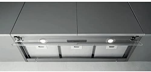 Cappa da Cucina Aspirante Sottopensile da 90 cm Inox