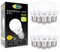 CLAR - Bombillas LED E27 Luz Fria, Bombilla LED E27 Blanco Frio, Bombillas Bajo consumo, Bombilla LED E27 Pequeña, Bombilla led E27 40W, Bombilla E27, E27 LED, Bombilla LED E27 G45, 6W (Pack 10)