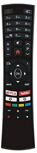 ALLIMITY Fernbedienung Ersetzen für Telefunken ORAVA OK. D40U298N4CWH SOMNIA24ESTV D55U297N4CWH SOMNIA40DSTV ODL43650UV-TIB ODL55750UV-TIB RC4390 ODL32750FV-TIB ODL40650F ODL32541H-DIB ODL49650UV-TIB