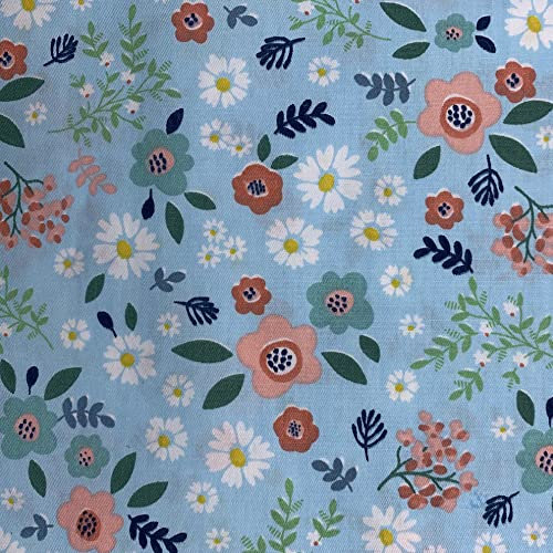 aufodara Baumwollstoff Meterware 1Lfm 160CM breit, Stoff 100% Baumwolle, Stoffe zum Nähen Quilten DIY Basteln Handwerken, Modischen Mustern (1)