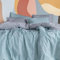 LERUUM Double Duvet Cover Set Mint Blue Polka Dot Bedding for Girls Reversible 200TC Cotton Percale Quilt Cover Calming pastel Bedding for Coastal Bedroom