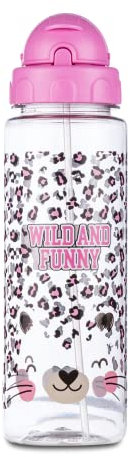 Tri-Coastal Design Borraccia WILD - Fantasia - Borraccia 600 ML - Mantenimento Temperatura fino a 12h - Scuola, Viaggio, Tempo Libero - Borraccia Bambina