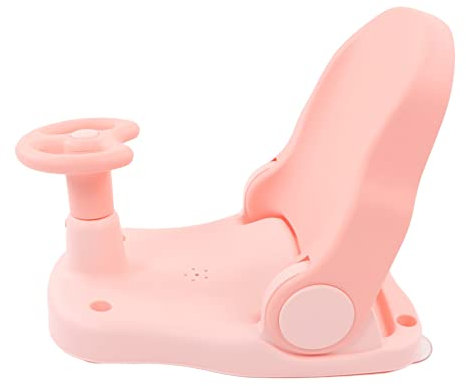 Asiento de Baño para bebé, Silla de Ducha Ajustable para Bañera de bebé para Niños Pequeños con Asiento Estable (Rosa)