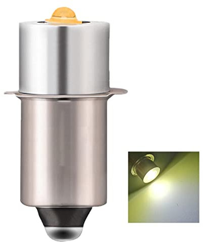 GLIMDA DC 6-24 V P13.5S/PR2 Ampoule de lampe de poche LED blanche, kit de conversion LED pour 4, 5, 6 cellules C&D, lampe de poche, lanterne, vélo, lampe de travail, ampoules Maglit.