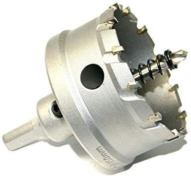 Sierra de corona de metal duro para acero inoxidable, madera, plástico, 14-150 mm, juego de brocas HM de 115 mm de diámetro