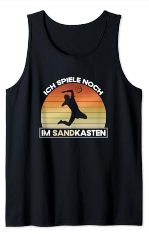 Herren Beachvolleyball Training Spruch Sandkasten Volleyballer Tank Top