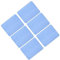 sourcing map 6Pcs Iron on Patches Fabric Repair Patches Iron-On Mending Fabric Light Blue 4.9x3.7 for Clothes Repair, Pants, Bags Hole Repairing and Decoration