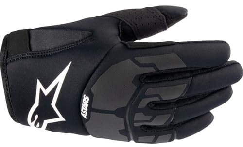 Alpinestars Thermo Shielder Motocross-Handschuhe für den Winter, für Jugendliche (Schwarz, L)