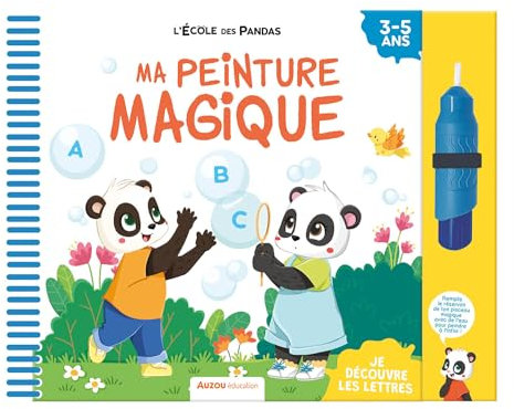 L'ECOLE DES PANDAS - MA PEINTURE MAGIQUE - LETTRES